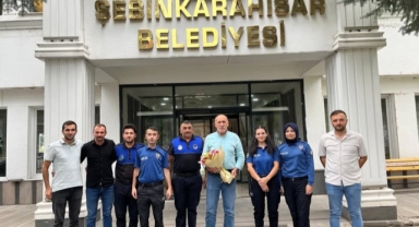 Şebinkarahisar’da Zabıta Haftası'nda Anlamlı Ziyaret