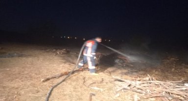 Sinop'ta çıkan anız yangını söndürüldü