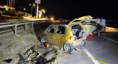 Takla atan otomobil hurdaya döndü: 1 ölü