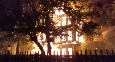 Tarihi konakta kundaklama şüphesi: 2 tutuklama