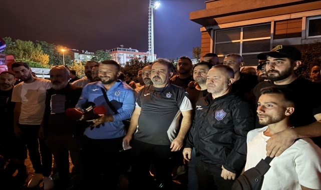 Trabzonsporlu taraftarlardan basın açıklaması