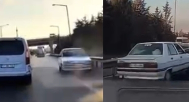 Trafik canavarı yakalandı, ehliyetine el konuldu