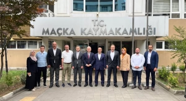 Türkiye Yüzyılı Buluşmaları Kapsamında Maçka Kaymakamlığı’na Ziyaret