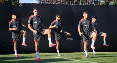 Ümit Milli Futbol Takımı, Hırvatistan maçının hazırlıklarını sürdürdü