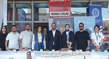 Yeni öğrencileri rektör karşıladı