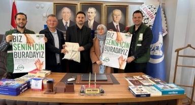 Yeşilay Giresun’dan Ülkü Ocakları’na Ziyaret: Bağımlılıkla Mücadelede İş Birliği