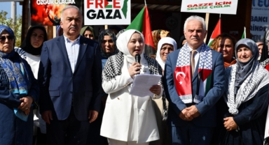 81 İl Tek Yürek! AK Parti Giresun Kadın Kollarından Gazze’ye Sessiz Çığlık Zinciri