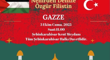 Adalet İçin Tek Yürek! Şebinkarahisar’dan Sumud Filosu’na Tam Destek