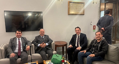 AK Parti Giresun Milletvekili Ali Temür TBMM'de Misafirlerini Ağırladı