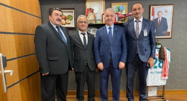 AK Parti Giresun Milletvekili Temür'e, TBMM'de Ziyaretler Sürüyor