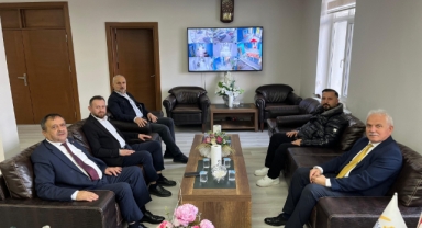 AK Parti Heyetinden Alucra Belediye Başkanı Demirağ’a Ziyaret