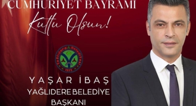 Başkan Yaşar İbaş’tan 29 Ekim Cumhuriyet Bayramı Mesajı
