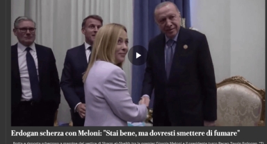 Cumhurbaşkanı Erdoğan'ın İtalya Başbakanı Meloni'ye sigara uyarısı İtalya basınında