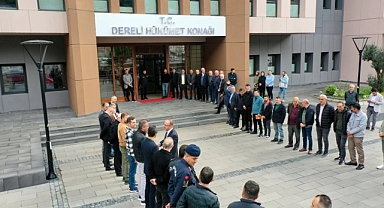 Dereli Kaymakamı Azman Yeni Görevine Uğurlandı: 