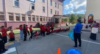 Eynesil’de Minikler Sporla Tanışıyor