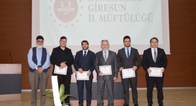 Giresun’da Başarılı Din Görevlilerine Ödül