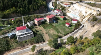 Giresun'da Beyazdan Maviye Yolculuk İçin Çalışmalar Sürüyor: Yürüyüş Yolu Havadan Görüntülendi