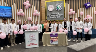 Giresun’da Hayat Kurtaran Bilgilendirme Standı