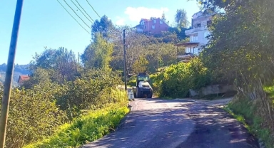 Giresun'da Köy Yolları Kışa Hazırlanıyor