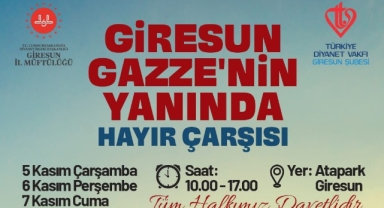 Giresun’dan Gazze’ye Umut Köprüsü Kuruluyor