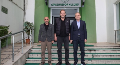 Giresun Gençlik ve Spor İl Müdürü  Ergün’den Giresunspor'a Destek Ziyareti