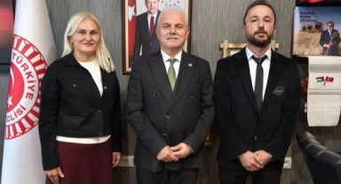 Giresun Milletvekili Elmas, Gazi Meclis’te Ziyaretçilerini Ağırladı