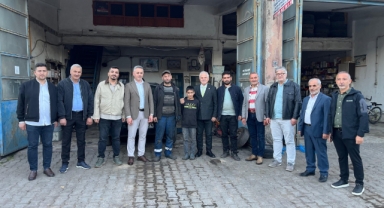 Giresun Milletvekili Elmas, Şebinkarahisar Sanayi Sitesi’nde Esnafla Buluştu