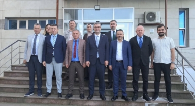 Giresun Sağlık Heyeti Görele’de! Başhekim Bal’a Hayırlı Olsun Ziyareti