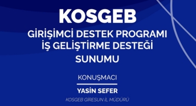 Giresun Teknopark’ta Girişimcilere Özel Etkinlik: İş Geliştirme Desteği Anlatılacak