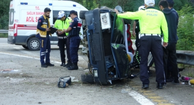 Giresun-Trabzon Yolunda Korkunç Kaza! 
