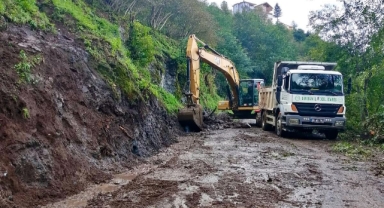 Giresun’un Doğu Yakasında Heyelanlara Hızlı Müdahale