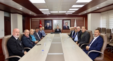 Giresun Valisi Serdengeçti, Bulancak Heyetini Ağırladı