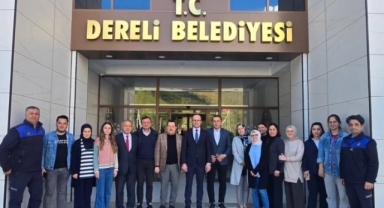 Kaymakam Emrah Azman’dan Dereli Belediyesi’ne Veda Ziyareti