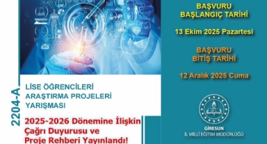 Lise Öğrencilerine Büyük Fırsat! TÜBİTAK’tan 2026 Bilim Yarışması Çağrısı