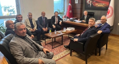 Milletvekili Elmas, Doğankent ve Çanakçı Heyetini TBMM’de Ağırladı