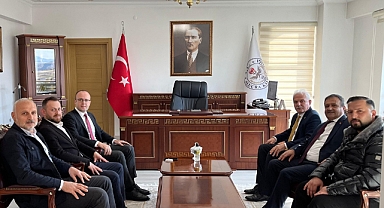 Milletvekili Elmas'tan, Kaymakam Azman'a Hayırlı Olsun Ziyareti