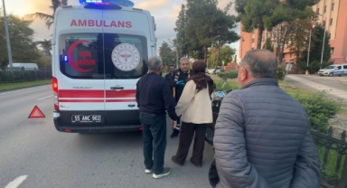 Motosiklet ile pikap çarpıştı: 1 yaralı