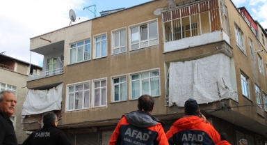 O kentte 3 katlı bina yıkılma tehlikesi nedeniyle boşaltıldı!