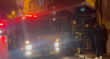 Ocakta unutulan yemek yangına neden oldu