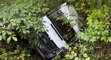 Ordu'da minibüs şarampole devrildi! 11 yaralı