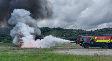 Ordu-Giresun Havalimanı’nda Nefes Kesen Tatbikat!