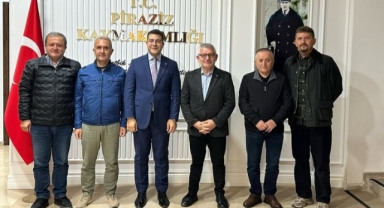 Piraziz Kaymakamlığı’nda Samimi Ziyaret: Kadir Aydın ve Heyeti Ağırlandı