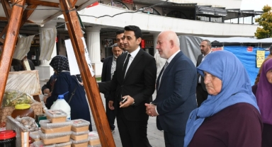 Şebinkarahisar’da Salı Pazarında Sıcak Buluşma