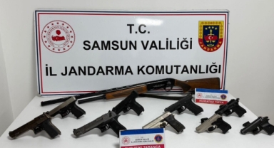 Sosyal medyada silahla havaya ateş ettikleri tespit edilen 10 kişi yakalandı