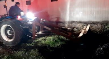 Tavuk Çiftliğinde Yangın Paniği