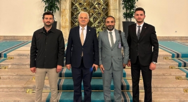 TBMM’de Giresun Rüzgarı! Doç. Dr. Söğüt ve Torpi, Nazım Elmas’ı Ziyaret Etti