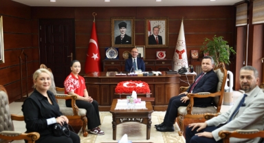 Vali Serdengeçti, Dünya Şampiyonu Giresunlu Sporcuyu Ağırladı