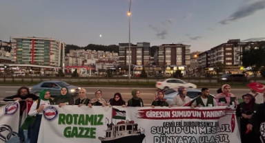 Yeşilay Gönüllüleri Giresun’da Gazze İçin Tek Yürek Oldu