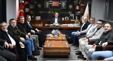 AK Parti Giresun İl Başkanı Yılmaz, İl Sağlık Yönetimini Ağırladı