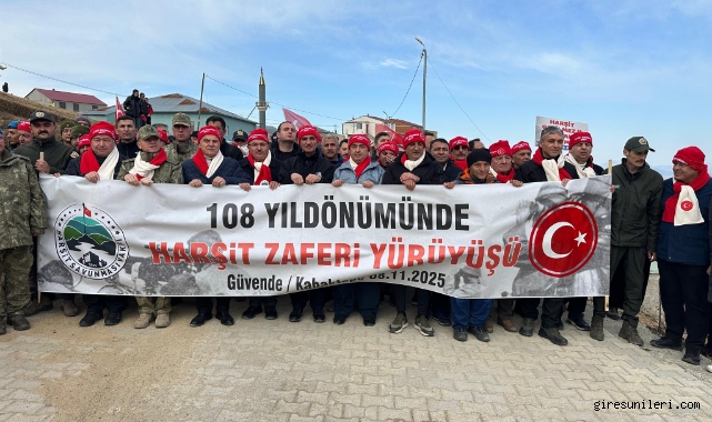AK Parti Giresun Milletvekili Temür, Harşit Zaferi’nin 108. Yılında Şehitleri Andı